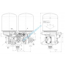 Regulator aer cu doua filtre