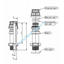 CUPLA AER M14X1,5