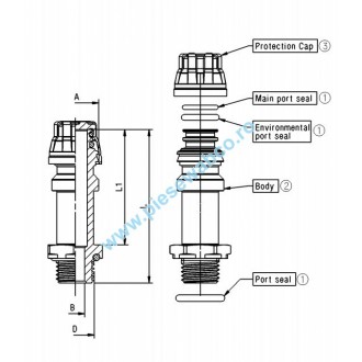 CUPLA AER M14X1,5