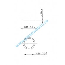 Capac DIN7603 C26x32