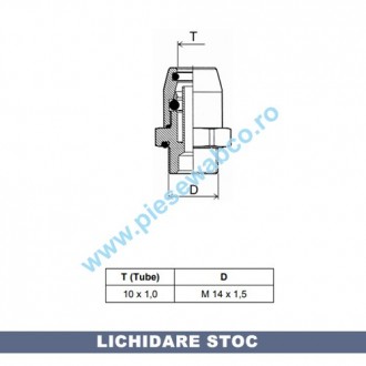 CUPLA AER M14X1,5