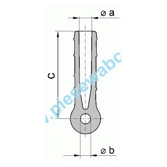 Conector tija