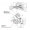 CUPLA TRAILER ROSIE M22X1,5